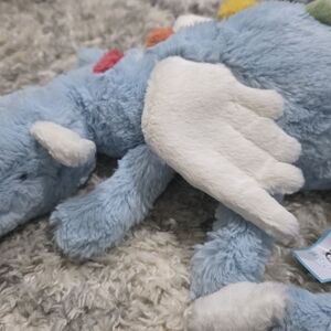 Jellycat Blue and White Plush Dragon